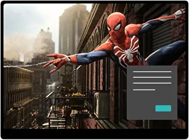 Spider Man Ps4 Oscuro tema para Windows 11
