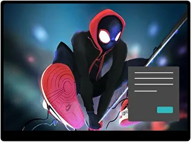 Spider Man Spider Verse Oscuro tema para Windows 11