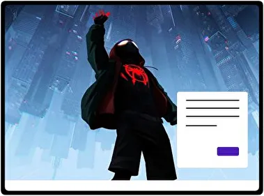 Spider Man Spider Verse tema para Windows 11
