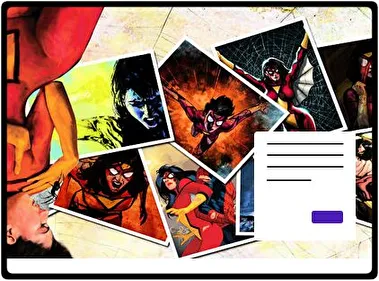 Mujer Araña tema para Windows 11