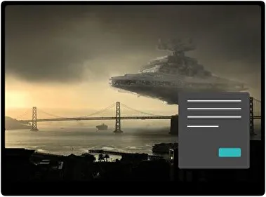 Destructor Estelar Oscuro tema para Windows 11