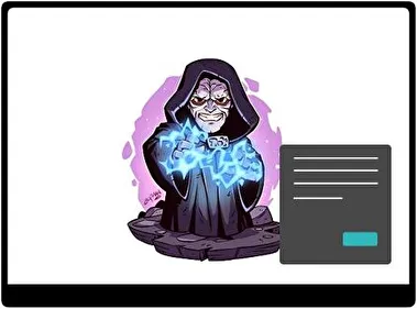 Star Wars Chibi Oscuro tema para Windows 11