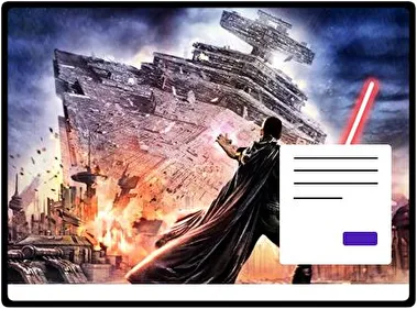 Star Wars Sith tema para Windows 11