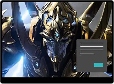 Starcraft 2 Oscuro tema para Windows 11