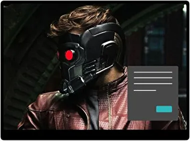 Starlord Oscuro tema para Windows 11