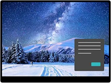 Cielo Estrellado Oscuro 2 tema para Windows 11