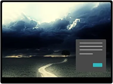 Tormenta Oscuro tema para Windows 11