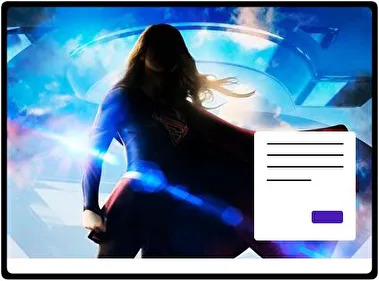 Película de Supergirl tema para Windows 11