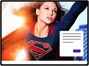 Serie de Televisión Supergirl tema para Windows 11