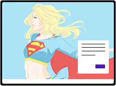 Superchica tema para Windows 11