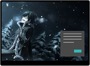 Sword Art Online Escuro tema para Windows 10 e 11