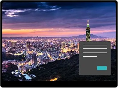 Taipei Ciemny motyw dla Windows 10 i 11