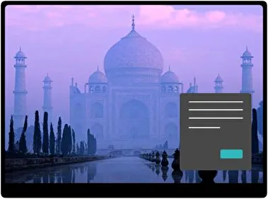 Taj Mahal Ciemny motyw dla Windows 10 i 11