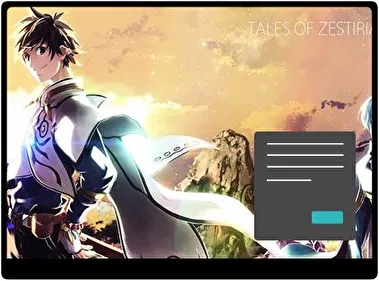 Contos de Zestiria The X Escuro tema para Windows 10 e 11
