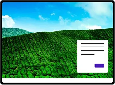 Plantación de Té tema para Windows 11