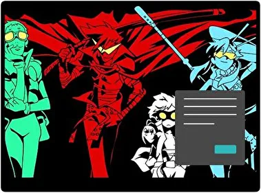 Tengen Toppa Gurren Lagann Oscuro tema para Windows 11
