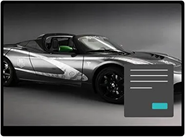 Tesla Roadster Ciemny motyw dla Windows 10 i 11