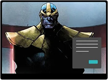 Thanos Donker thema voor Windows 11