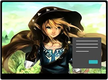 A Lenda de Zelda: Breath of the Wild Escuro tema para Windows 10 e 11