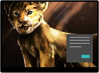 El Rey León 2019 Oscuro tema para Windows 11