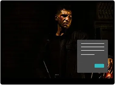 La serie de televisión The Punisher Oscuro tema para Windows 11