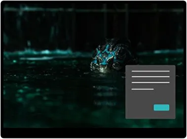 Kształt Wody Ciemny motyw dla Windows 10 i 11