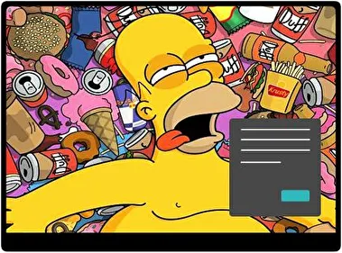 Los Simpson Oscuro tema para Windows 11