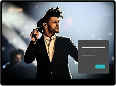 The Weeknd Ciemny motyw dla Windows 10 i 11