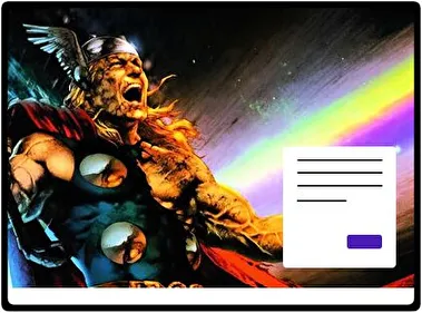 Cómics de Thor tema para Windows 11