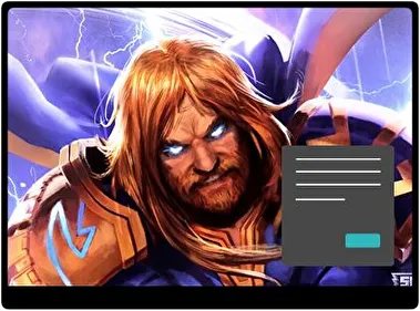 Thor Smite Oscuro tema para Windows 11