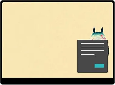 Тоторо Темна тема для Windows 11