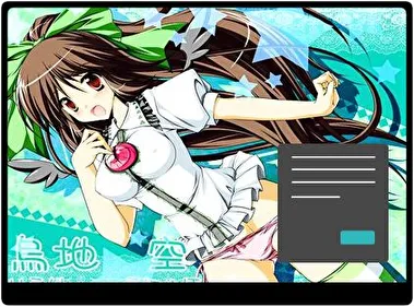 Touhou Oscuro tema para Windows 11