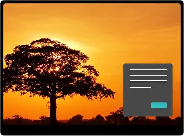 Árbol Oscuro tema para Windows 11