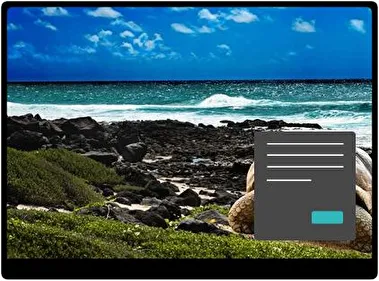 Tortuga Oscuro tema para Windows 11