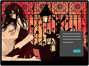 Caballero Vampiro Oscuro tema para Windows 11