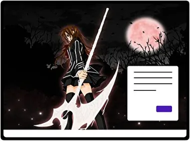 Caballero Vampiro tema para Windows 11