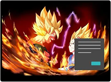 Vegeta Oscuro tema para Windows 11