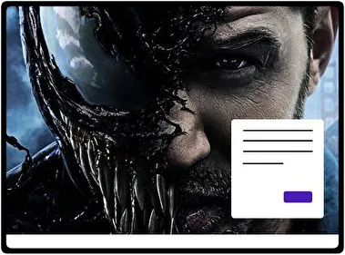 Película Venom tema para Windows 11
