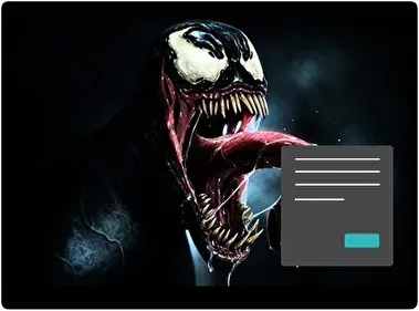 Veneno Oscuro tema para Windows 11