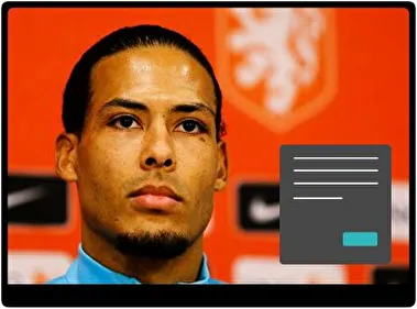 Virgil Van Dijk Oscuro tema para Windows 11