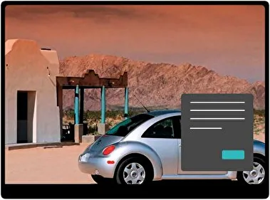 Volkswagen Beetle Темна тема для Windows 11