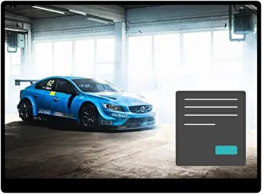 Volvo Oscuro tema para Windows 11