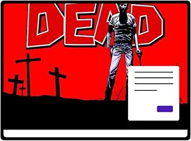 Komiksy Walking Dead motyw dla Windows 10 i 11