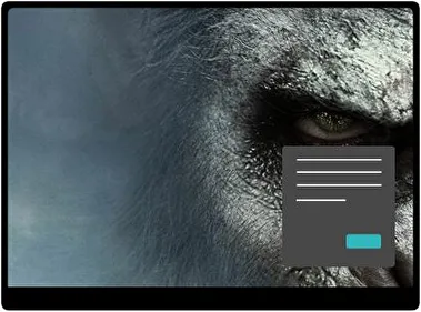 Wojna o Planetę Małp Ciemny motyw dla Windows 10 i 11