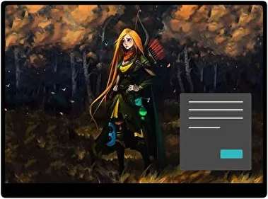 Windranger Dota 2 Oscuro tema para Windows 11