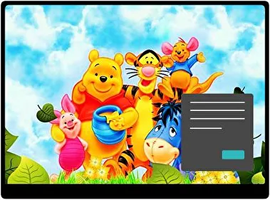 Książę Puchatek Ciemny motyw dla Windows 10 i 11