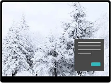 Invierno Oscuro tema para Windows 11