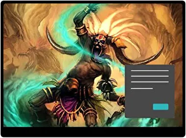 Лікар-відьма Diablo III Темна тема для Windows 11