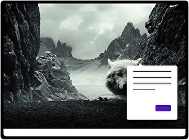 Lobo tema para Windows 11