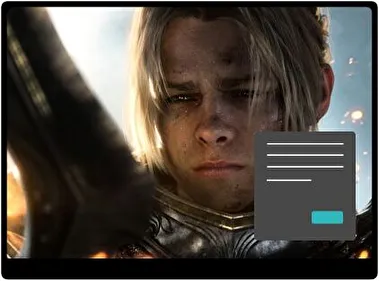 Mundo de Warcraft: Batalla por Azeroth Oscuro tema para Windows 11